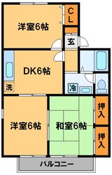 メゾンフォレストＢの物件間取画像